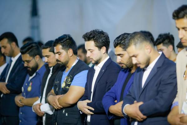 ولي العهد يلتقي في الكرك مجموعة من الشباب والشابات الناشطين في العمل التطوعي ويشاركهم الإفطار