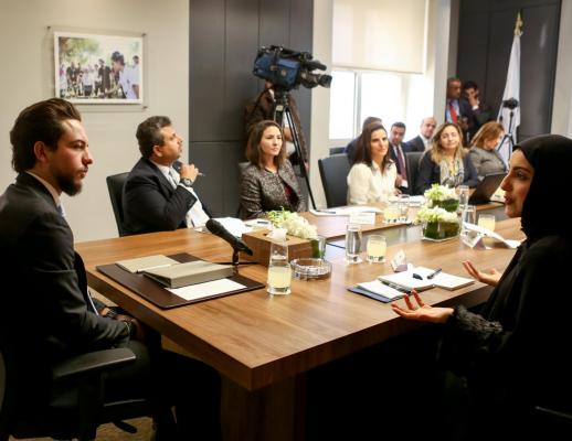 ولي العهد يستقبل وزيرة الدولة لشؤون الشباب الإماراتية