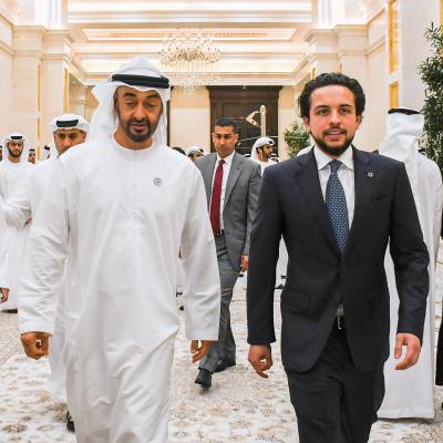 ولي العهد يلتقي ولي عهد أبو ظبي