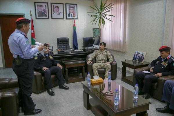 نائب جلالة الملك يزور مديرية شرطة محافظة العقبة