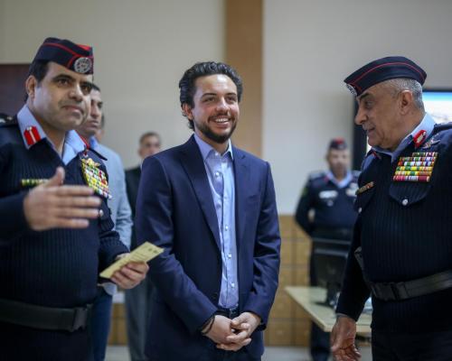 ولي العهد يزور مديرية الأمن العام
