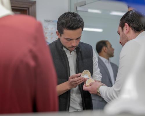 Crown Prince visits leading Jordanian start-up on Labour Day