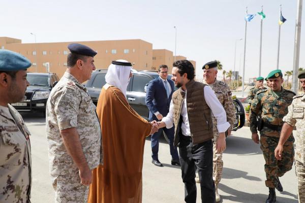 مندوبا عن الملك، ولي العهد يفتتح مدينة سمو الشيخ محمد بن زايد آل نهيان التدريبية بالزرقاء التابعة للقوات المسلحة الأردنية