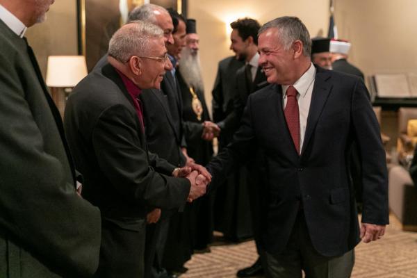 الملك يلتقي أعضاء مجلسي أوقاف وكنائس القدس الشريف وشخصيات مقدسية وممثلين عن عرب الداخل