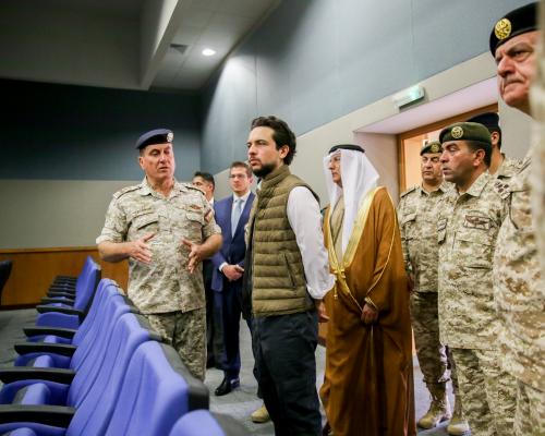 مندوبا عن الملك، ولي العهد يفتتح مدينة سمو الشيخ محمد بن زايد آل نهيان التدريبية بالزرقاء التابعة للقوات المسلحة الأردنية