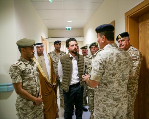 مندوبا عن الملك، ولي العهد يفتتح مدينة سمو الشيخ محمد بن زايد آل نهيان التدريبية بالزرقاء التابعة للقوات المسلحة الأردنية