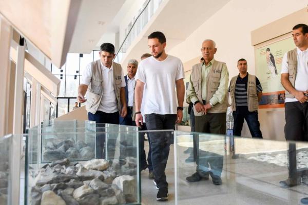 الأمير الحسين يفتتح مركز زوار محمية الشومري للأحياء البرية في الأزرق