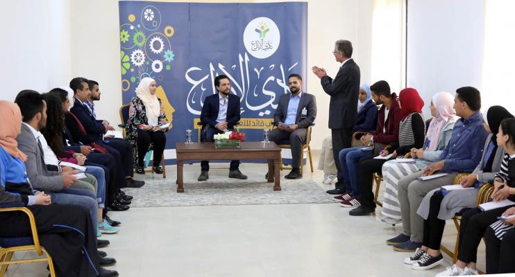 Crown Prince visits Creativity Club, Karak Castle