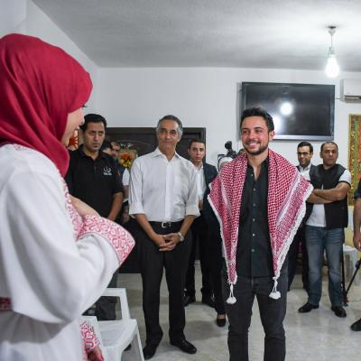 Crown Prince visits Deir Alla Female Youth Centre