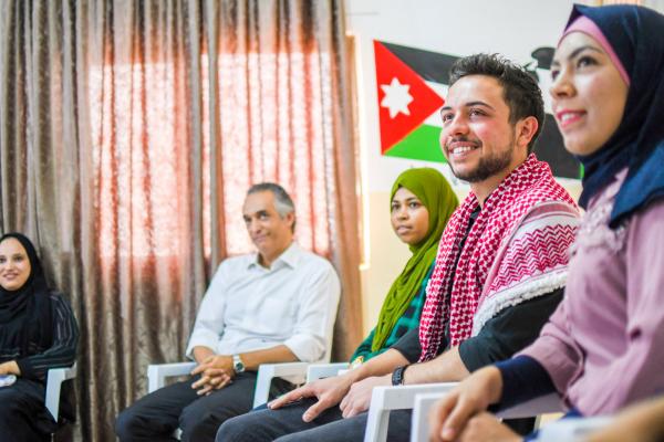 Crown Prince visits Deir Alla Female Youth Centre