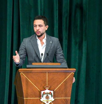 Crown Prince visits Al Hussein bin Talal University, addresses students