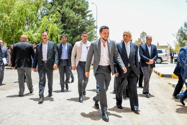 Crown Prince visits Al Hussein bin Talal University, addresses students