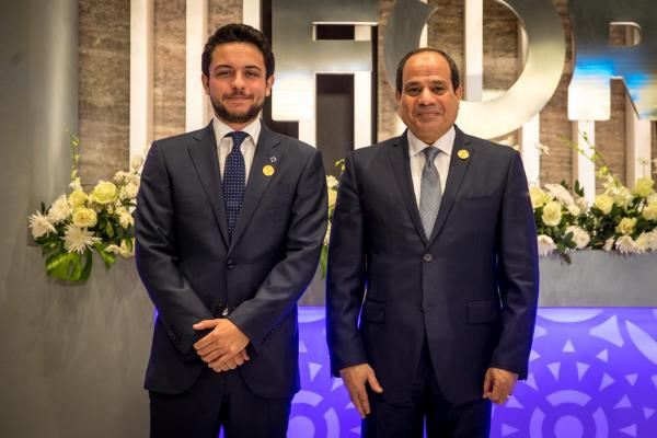 مندوبا عن الملك، ولي العهد يحضر افتتاح منتدى شباب العالم الثاني في شرم الشيخ