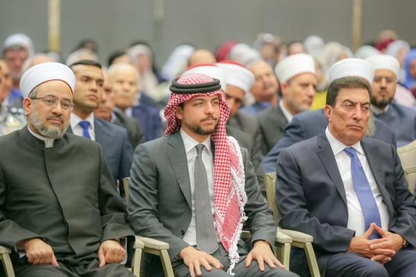 مندوبا عن الملك، ولي العهد، يرعى المجلس العلمي الهاشمي الحادي والتسعين