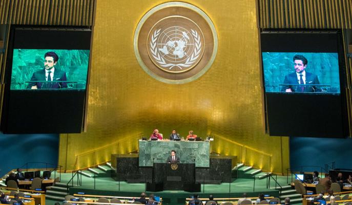 Crown Prince delivers Jordan’s address at UN General Assembly