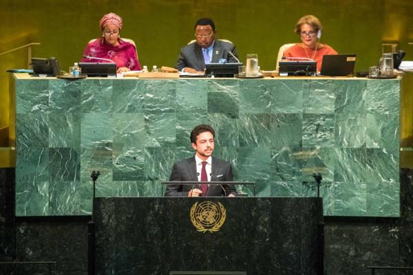 Crown Prince delivers Jordan’s address at UN General Assembly