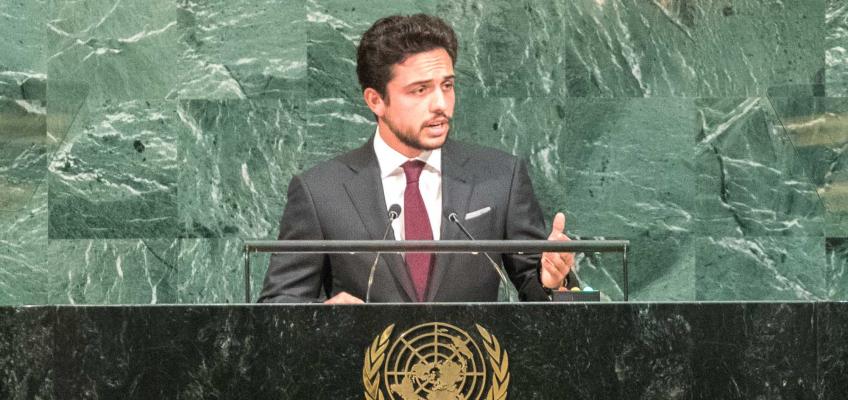ولي العهد يلقي كلمة الأردن أمام الجمعية العامة للأمم المتحدة