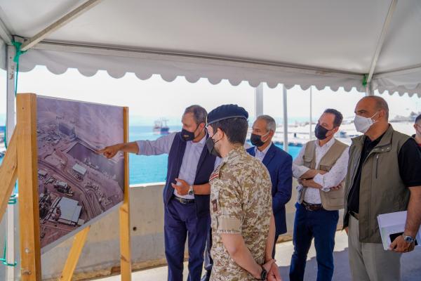 ولي العهد يفتتح المرحلة الثانية من مشروع توسعة صوامع الحبوب في العقبة