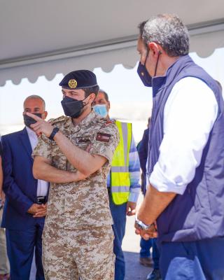 ولي العهد يفتتح المرحلة الثانية من مشروع توسعة صوامع الحبوب في العقبة