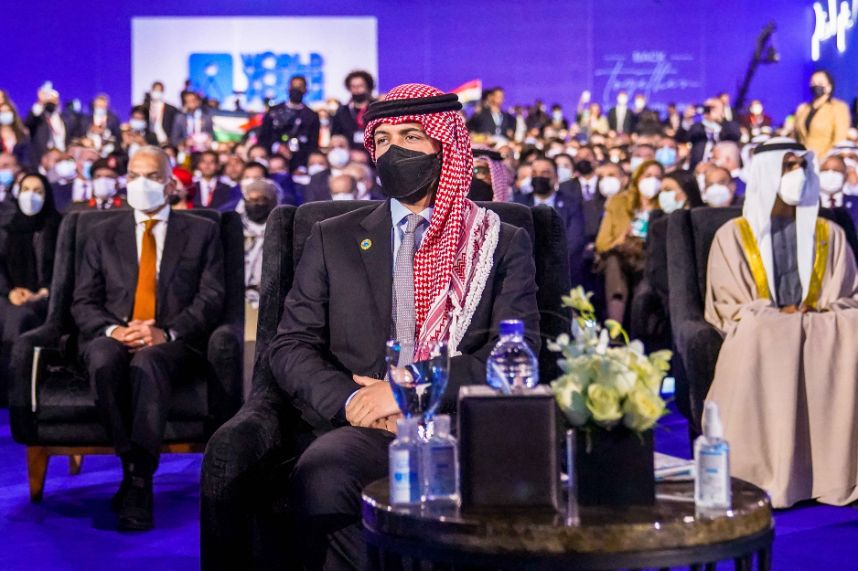 ولي العهد يحضر حفل افتتاح منتدى شباب العالم بشرم الشيخ