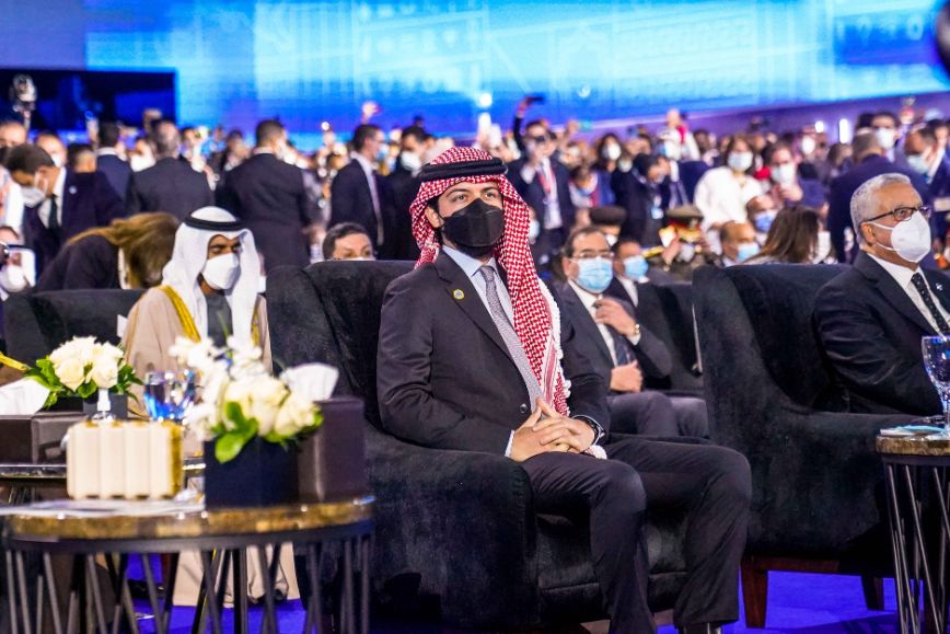 ولي العهد يحضر حفل افتتاح منتدى شباب العالم بشرم الشيخ
