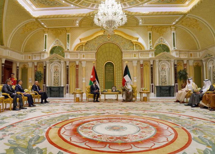 ولي العهد يجري مباحثات مع ولي عهد دولة الكويت