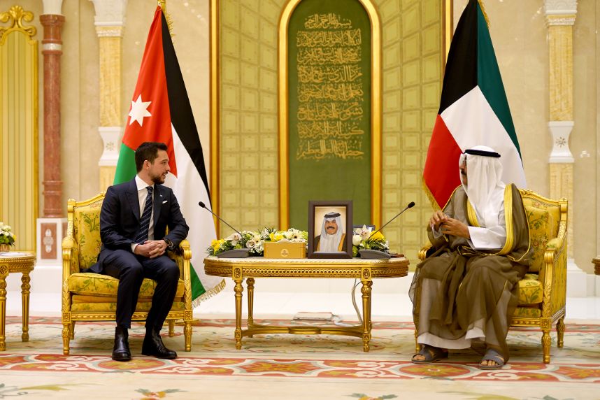 ولي العهد يجري مباحثات مع ولي عهد دولة الكويت