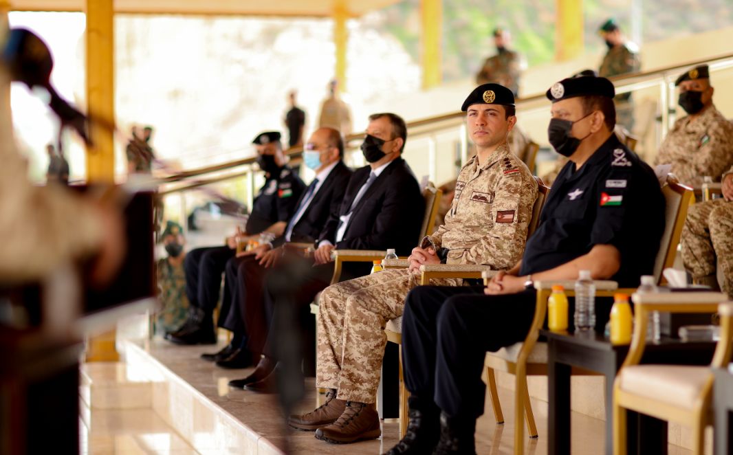 ولي العهد يتابع تمرين "استجابة النشامى"