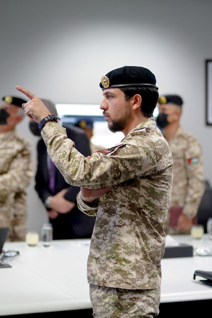 ولي العهد يتابع جانبا من مجريات تمرين "درع الأردن"