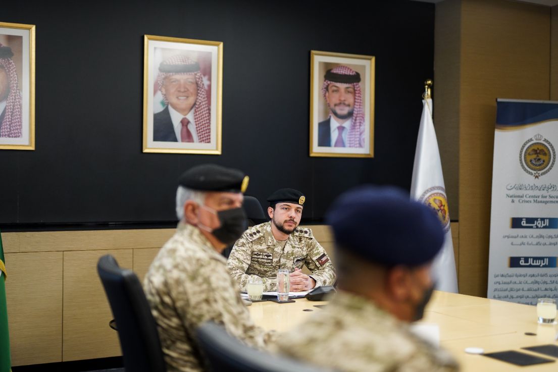 ولي العهد يتابع جانبا من مجريات تمرين "درع الأردن"
