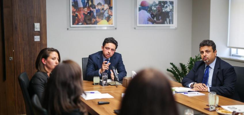 الأمير الحسين بن عبدﷲ الثاني يترأس اجتماعا لمؤسسة ولي العهد