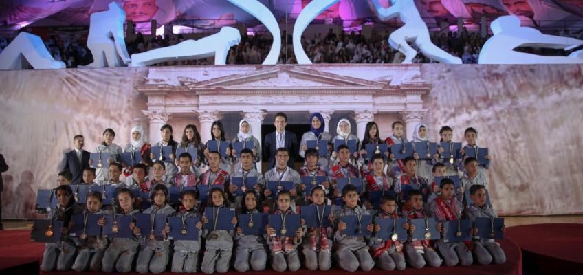 ولي العهد يكرم الفائزين بجائزة الملك عبدﷲ الثاني للياقة البدنية