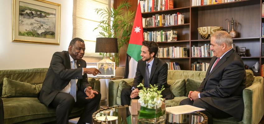 Crown Prince meets senior officials at Global Forum on Youth, Peace and Security
