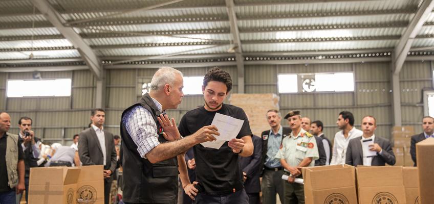 Crown Prince oversees dispatch of an aid convoy to Gaza