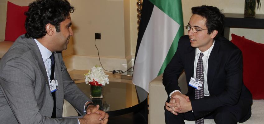 ولي العهد يستقبل مبعوث الأمم المتحدة الخاص للشباب