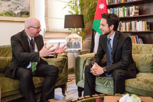 Crown Prince meets senior officials at Global Forum on Youth, Peace and Security