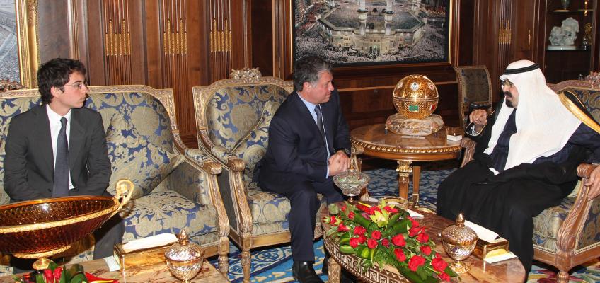 His Majesty and HRH Crown Prince arrive in Riyadh for talks with Saudi King