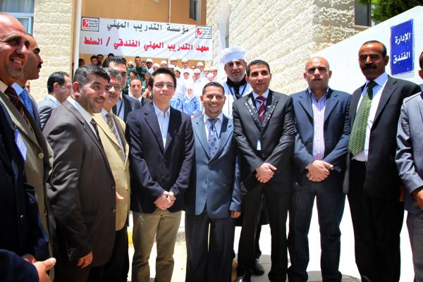 ولي العهد يفتتح معهد سالتوس للتدريب الفندقي في السلط
