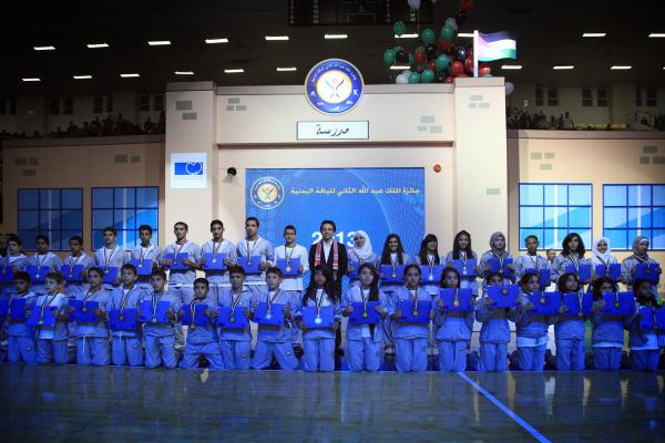 مندوبا عن الملك ولي العهد يرعى حفل جائزة الملك عبدﷲ الثاني للياقة البدنية