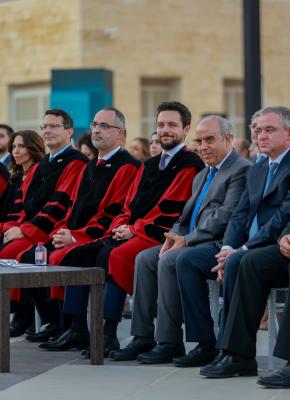 نائب الملك يخرّج الفوج الثالث من طلبة جامعة الحسين التقنية