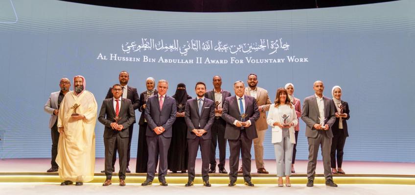 ولي العهد يكرّم الفائزين بجائزة الحسين بن عبدﷲ الثاني للعمل التطوعي