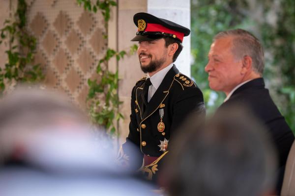 قصر زهران يشهد عقد قران الأمير الحسين والأميرة رجوةُ الحسين
