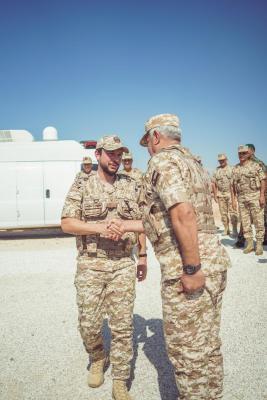 نائب الملك يتابع التمرين التعبوي "السد المنيع"