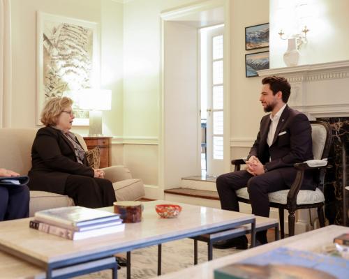 ولي العهد يجري لقاءات مع عدد من كبار المسؤولين في الإدارة الأمريكية بواشنطن